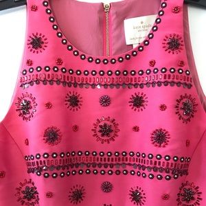 Kate Spade Spice Things Up Pink Tile Dress